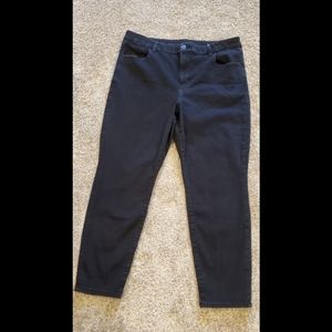 Women's American Eagle Jeans 18 Short Curvy Jegging Next Level Stretch Black